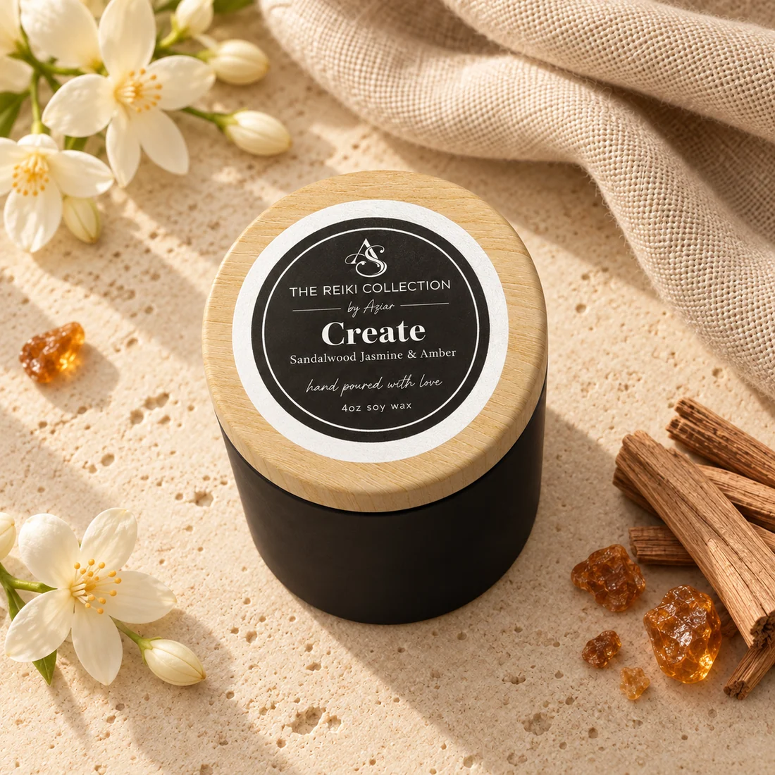 Create 4 oz candle in its classic jar