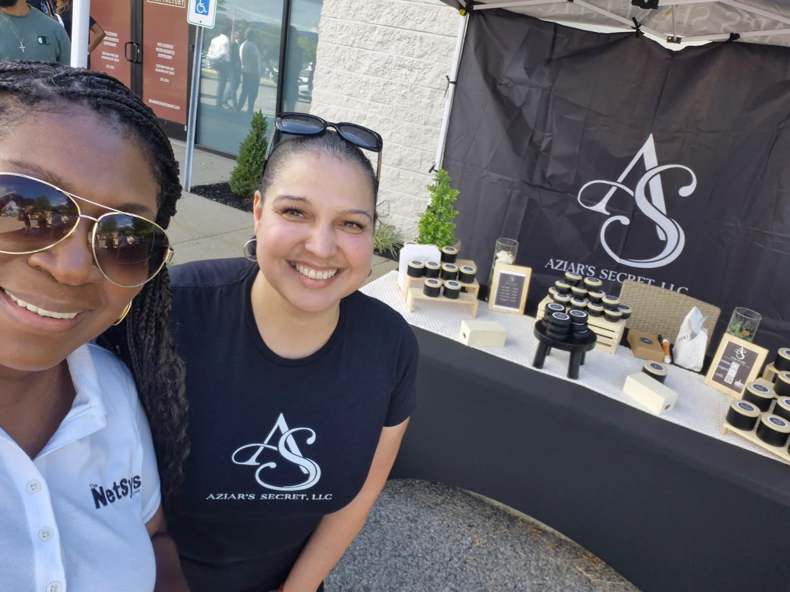 Aziar's Secret at a community wellness event